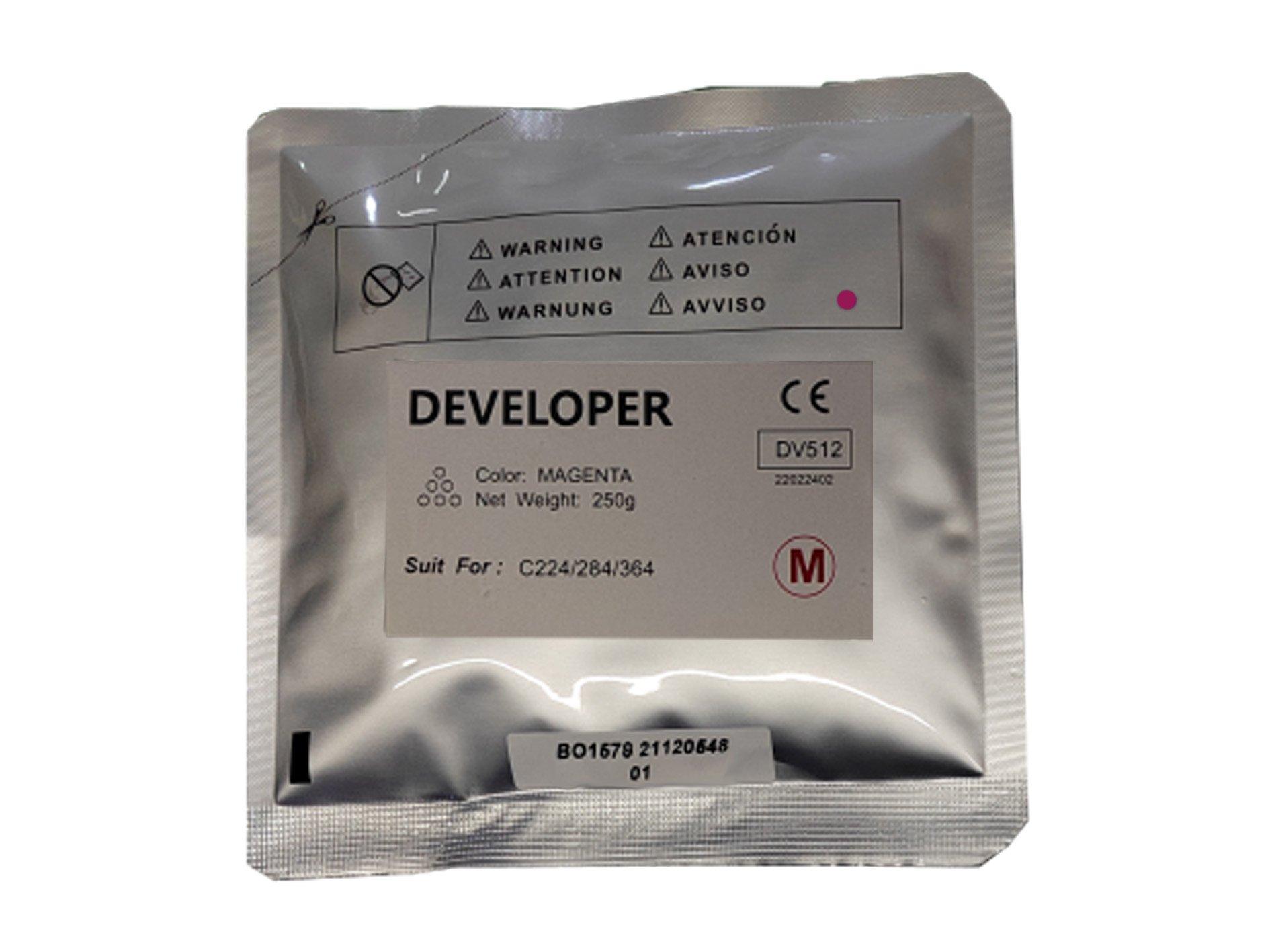 Compatible Konica Minolta DV512 Magenta Developer Bag