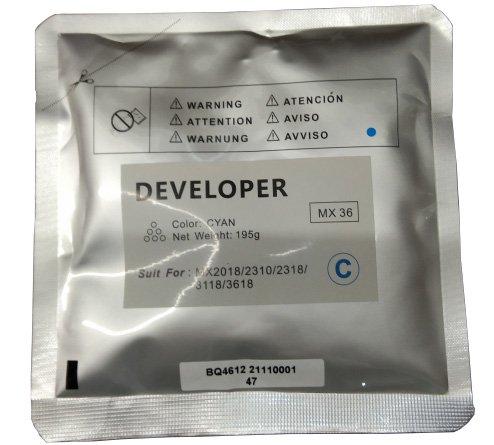 Compatible Sharp MX36 Cyan Developer Bag