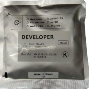 Compatible Sharp MX36 Black Developer Bag