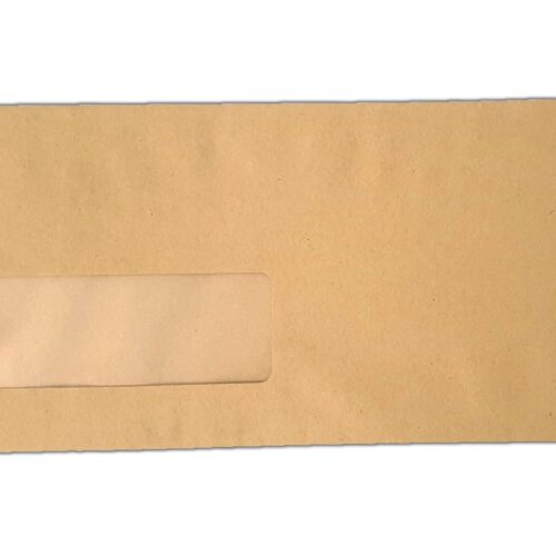 DL Envelopes Window Self Seal 80gsm Manilla (Pack of 1000)