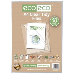 A4 50% Recycled Bag 10 Tidy Files (1)