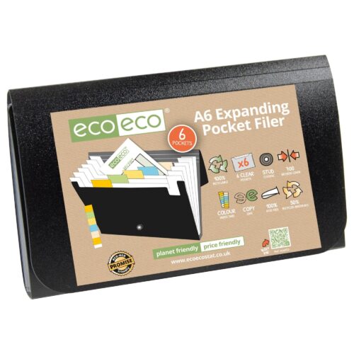 A6 50% Recycled 6 Pocket Expanding File (1)