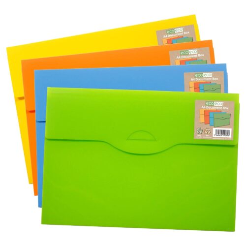 A4 50% Recycled Document Box File (1) - Colour not specified