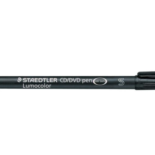 STAEDTLER Lumocolour CD/DVD Marker Black PK10