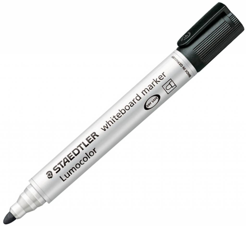 STAEDTLER Lumocolour Whiteboard Marker Black 351-9 PK10