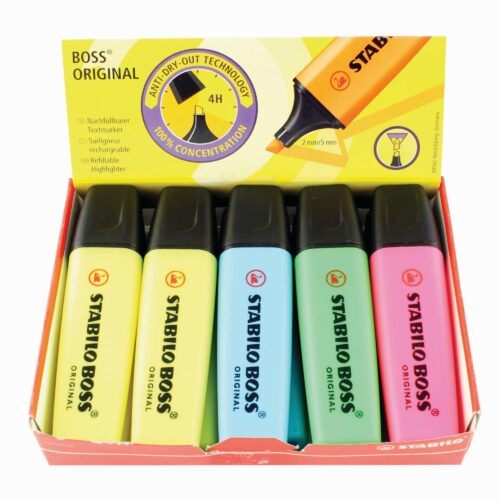 Stabilo BOSS Original 4 Colour Colourmix - Pack of 10
