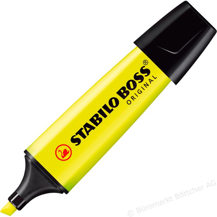 Stabilo BOSS Original Yellow - Pack of 10