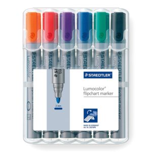 STAEDTLER Flipchart Marker Assorted PK6
