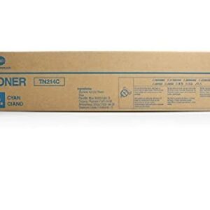 Original Konica Minolta A0D7454 TN214C Cyan 18500 Pages Original Toner