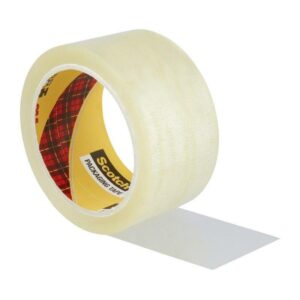 Scotch® Secure Seal Packaging Tape Transparent 50 mm x 66 m 6 Rolls/Pack