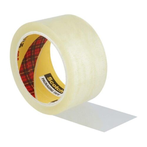 Scotch® Secure Seal Packaging Tape Transparent 50 mm x 66 m 6 Rolls/Pack