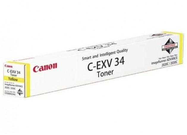 Original Canon CEXV34 Yellow Toner Ctg 3785B002AA