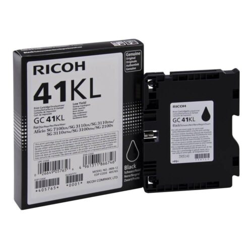 Original Ricoh SG2100 Black Gel Ink SY GC41KL 405765