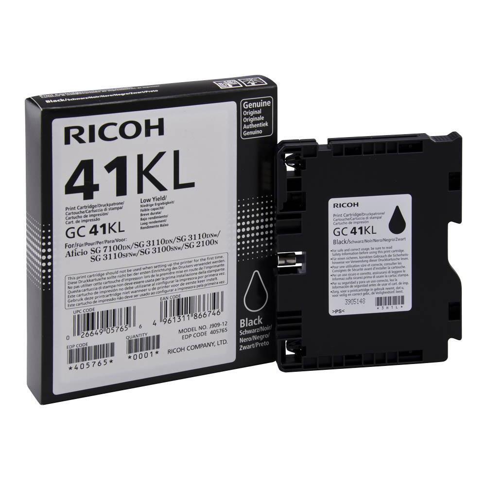 Original Ricoh SG2100 Black Gel Ink SY GC41KL 405765