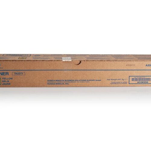 Original Konica Minolta Bizhub C224 Yellow Toner TN321Y A33K250