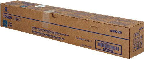 Original Konica Minolta Bizhub C224 Cyan Toner TN321C A33K450