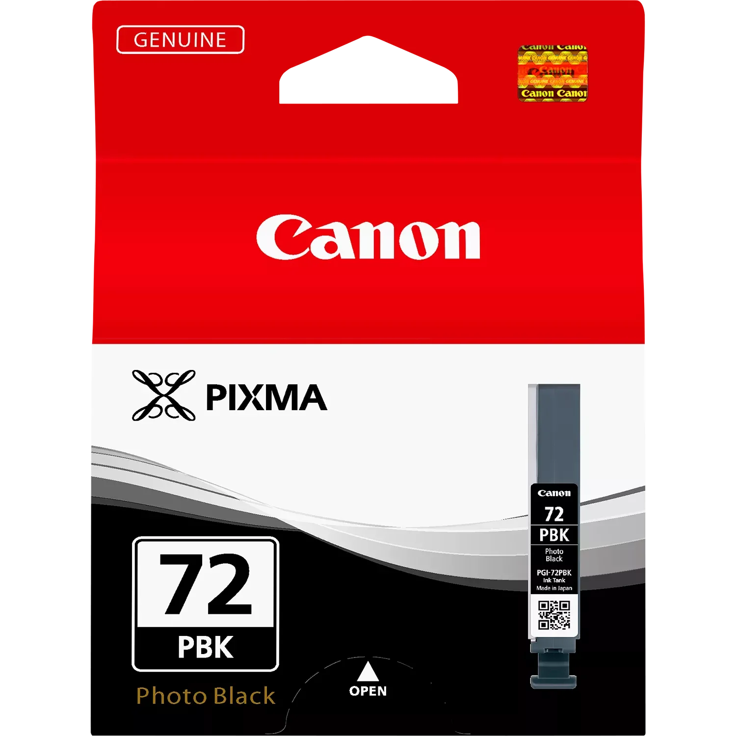 Original Canon 6403B001 PGI-72PBK Ink Cartridge Photo Black 510 Photos 14ml