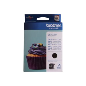 Original Brother LC123BK Ink Cartridge Black 600 Pages 11ml