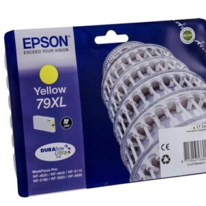 Original Epson 79XL High Capacity Yellow Ink Cartridge C13T79044010