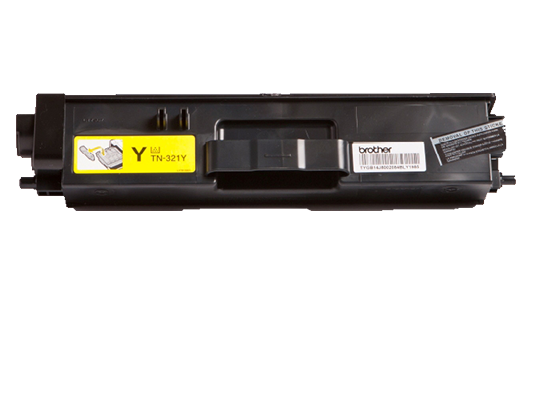 Original Brother TN321Y Yellow 1500 Pages Original Toner