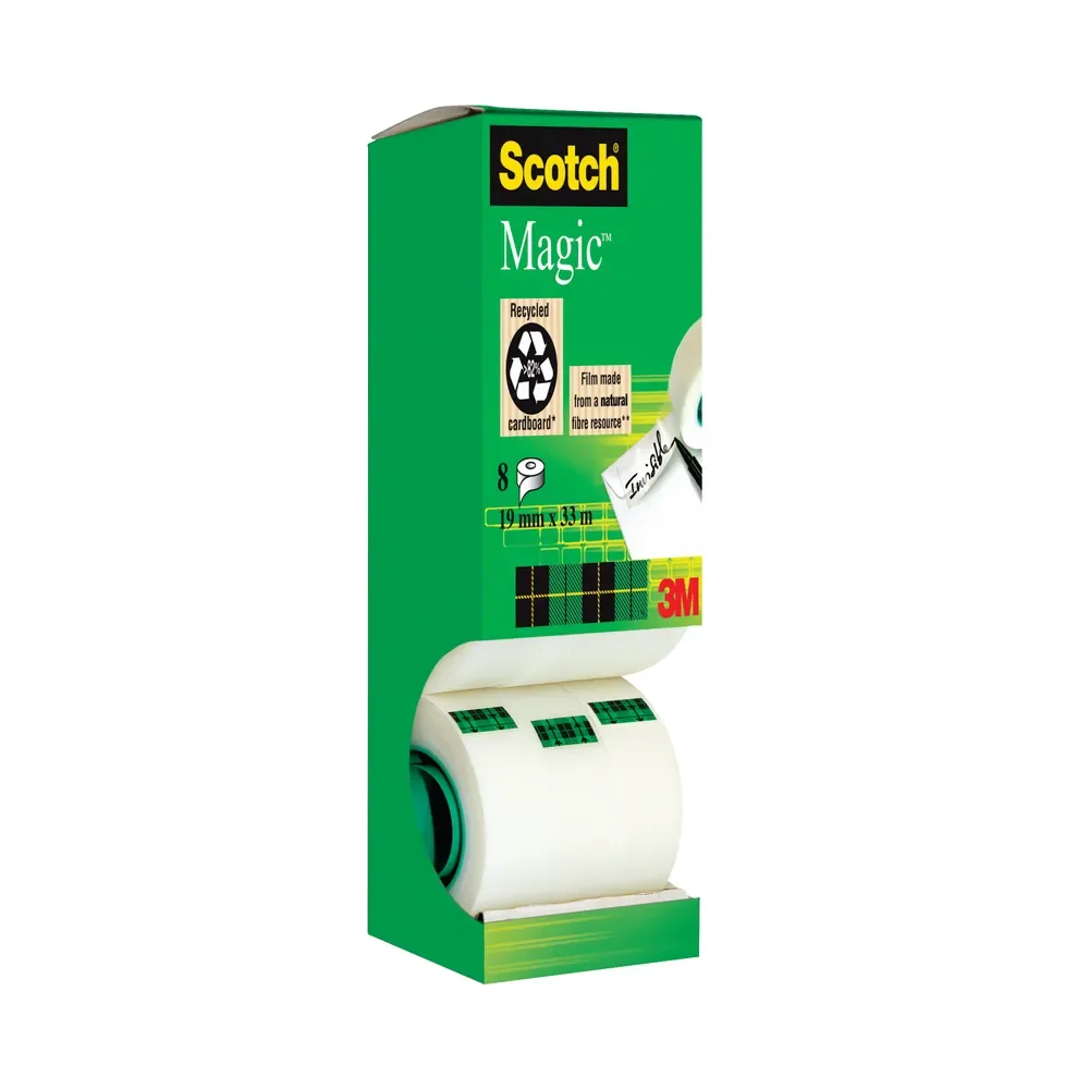 Scotch® Magic™ Tape Value Pack 19 mm x 33 m 8 Rolls/Pack