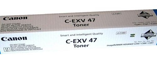 Original Canon CEXV47 Cyan Toner Ctg 8517B002AA