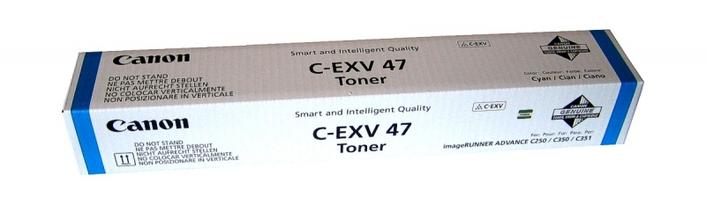 Original Canon CEXV47 Cyan Toner Ctg 8517B002AA