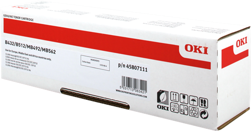 Original OKI B432 12000 pages Original Toner 45807111