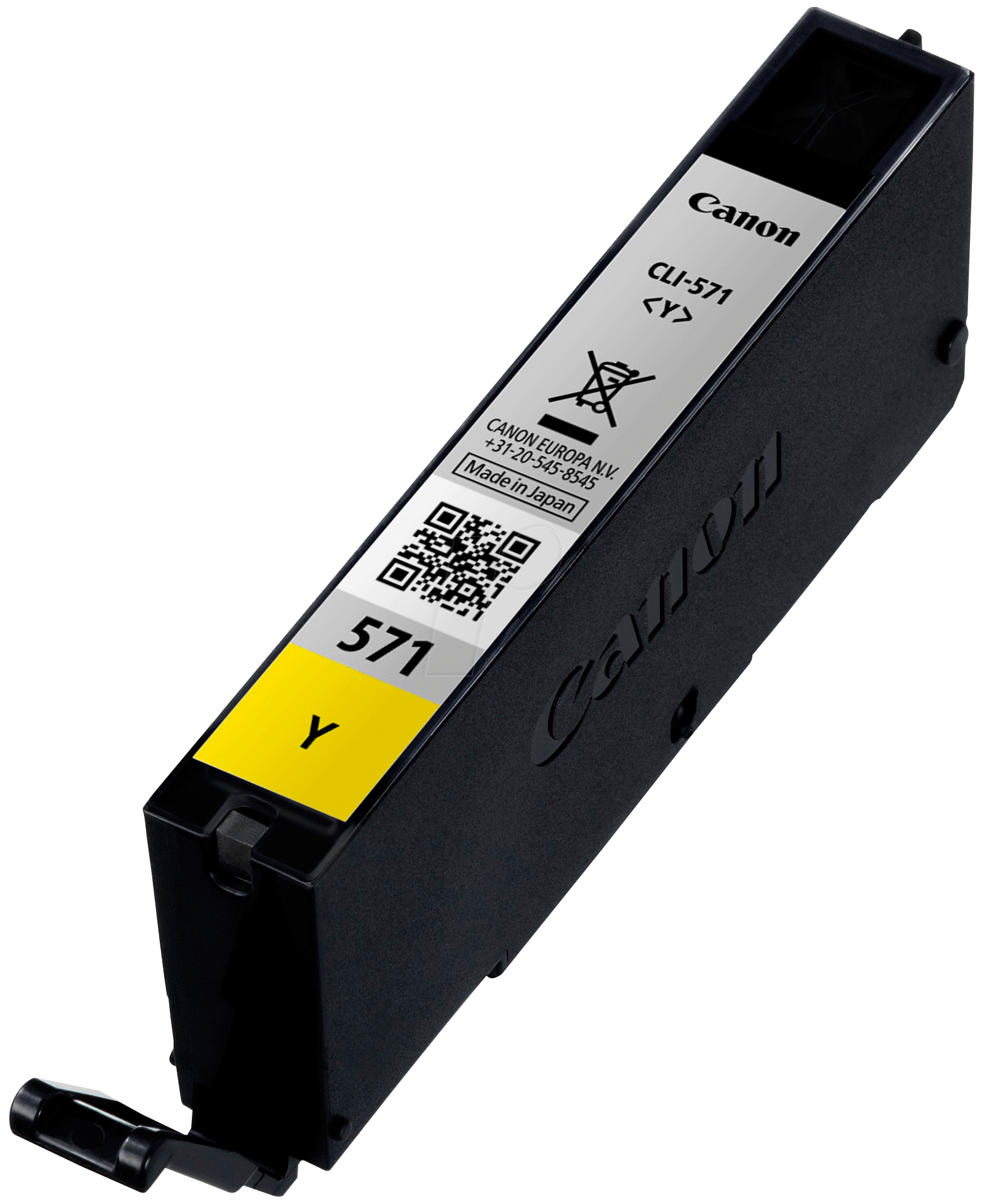 Original Canon CLI-571Y Yellow Original Ink Cartridge 0388C001