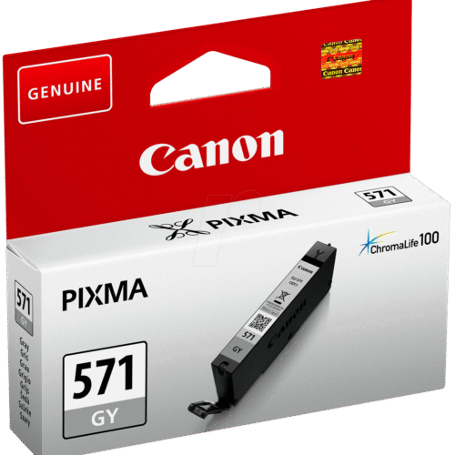 Original Canon CLI-571GY Grey Original Ink Cartridge 0389C001