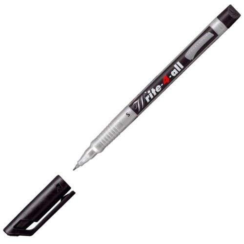 Stabilo Write-4-all Superfine Permanent Marker Black - Pack of 10