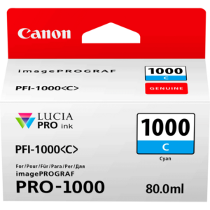 Original Canon 0547C001 PFI-1000C ink cart CYAN