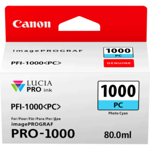 Original Canon 0550C001 PFI-1000PC ink cart PHOTO CYAN