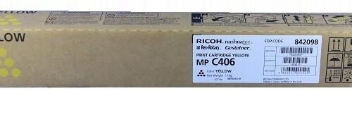 Original Ricoh MPC306 Yellow Toner 842098