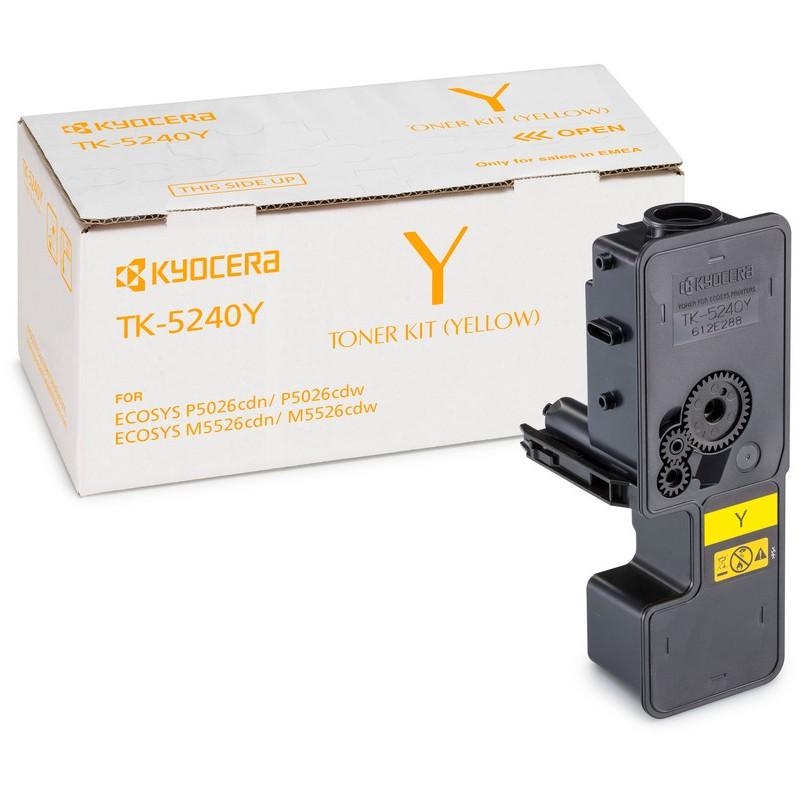 Original Kyocera TK5240Y Yellow 3000 Pages Original Toner 1T02R7ANL0