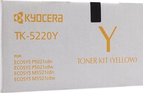 Original Kyocera TK5220Y Yellow 1200 Pages Original Toner 1T02R9ANL1