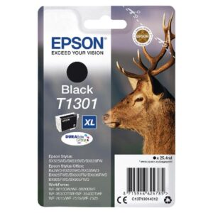 Original Epson C13T13014012 (T1301) Ink Cartridge Black XL 945 Pages 25.4ml