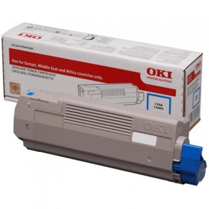 Original OKI C532 Cyan 1500 Pages Original Toner 46490403