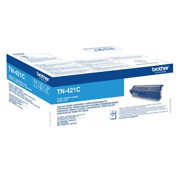Original Brother TN421C Cyan 1800 Pages Original Toner