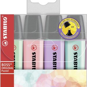 Stabilo BOSS Original Pastel - Pack of 4