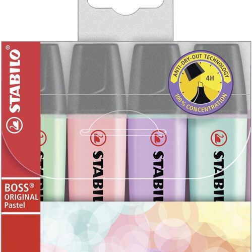 Stabilo BOSS Original Pastel - Pack of 4