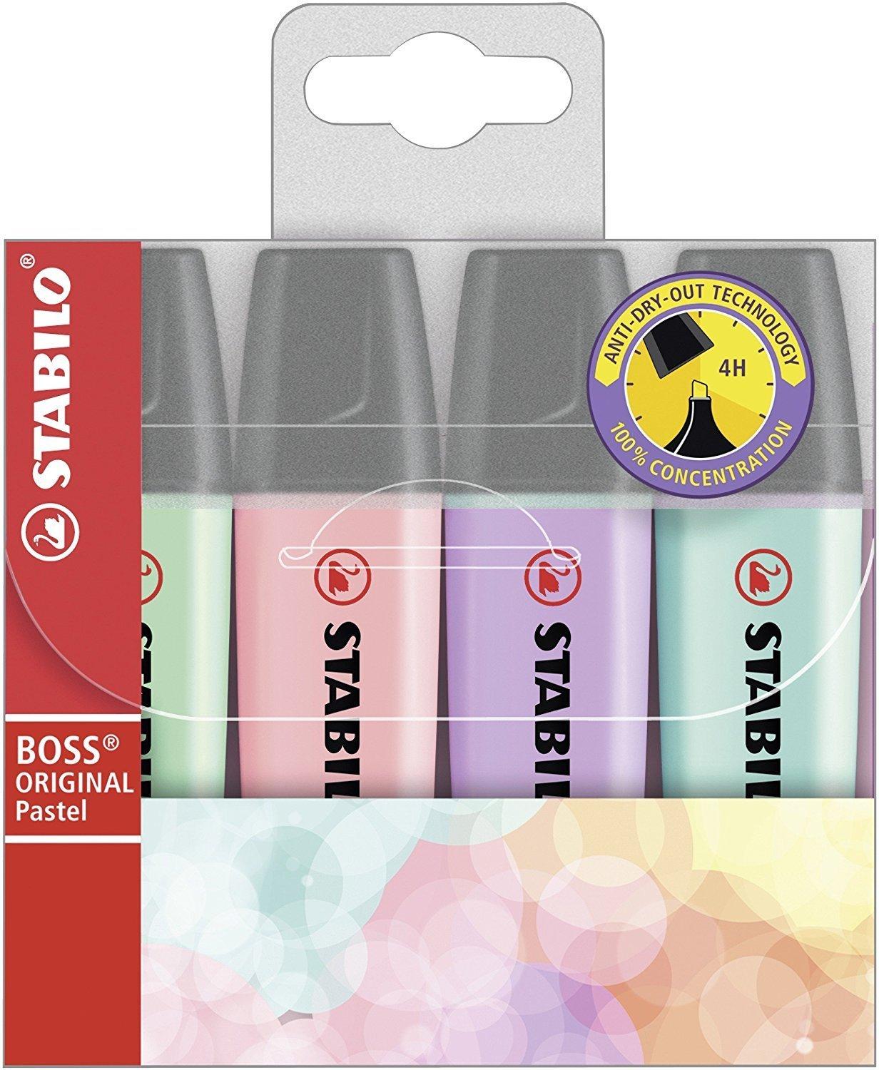Stabilo BOSS Original Pastel - Pack of 4