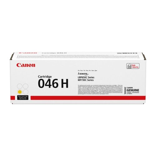 Original Canon 1251C002 046HY Yellow 5000 Pages Original Toner