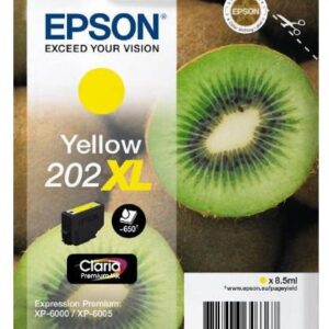 Original Epson 202XL Yellow High Capacity Ink Cartridge T02H4