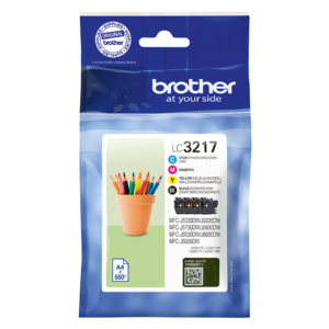 Original Brother LC3217VAL Ink Cartridge BKCMY