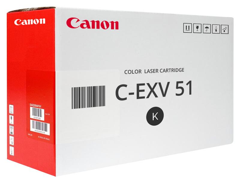 Original Canon 0481C002 C-EXV51BK Black 69000 Pages Original Toner