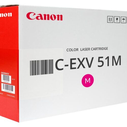 Original Canon 0483C002 C-EXV51M Magenta 60000 Pages Original Toner