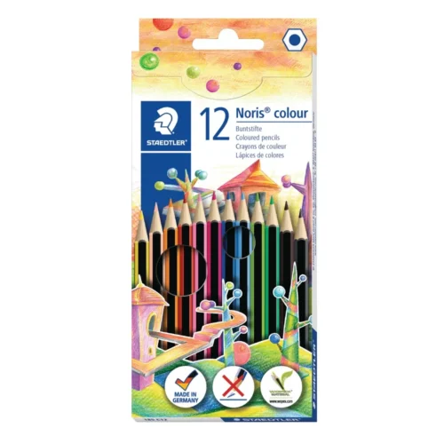STAEDTLER Noris Colour Pencils 12 Assorted PK10