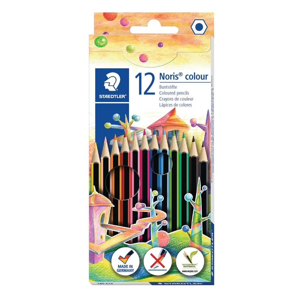 STAEDTLER Noris Colour Pencils 12 Assorted PK10