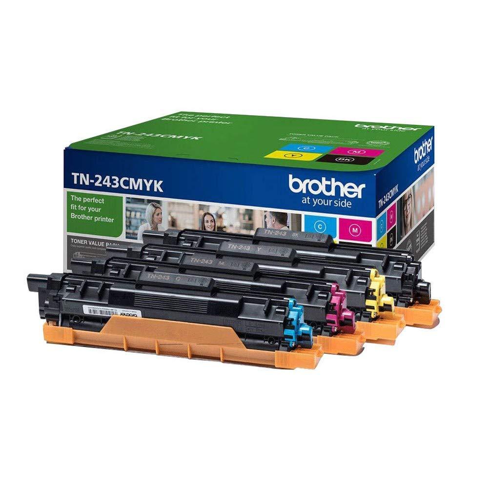 Original Brother TN243CMYK 4 x 1000 Pages Original Toner Multipack